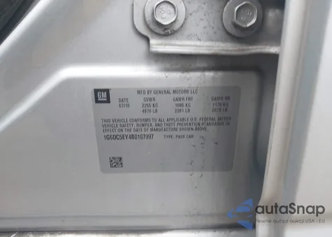 2011 Cadillac Cts Standard from USA, damaged, VIN 1G6DC5EY4B0107997